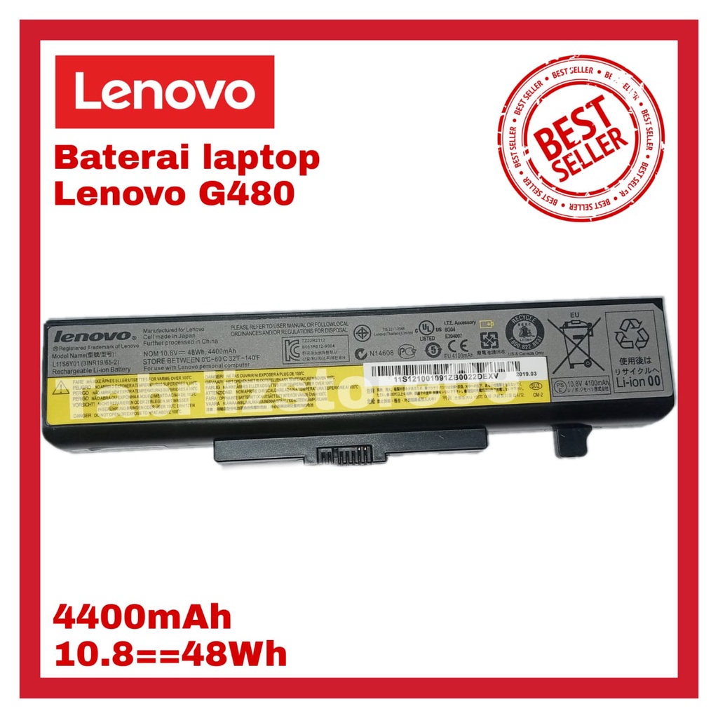 Original Baterai/batre/battery/batere Laptop Lenovo G405/g400/g480/g4