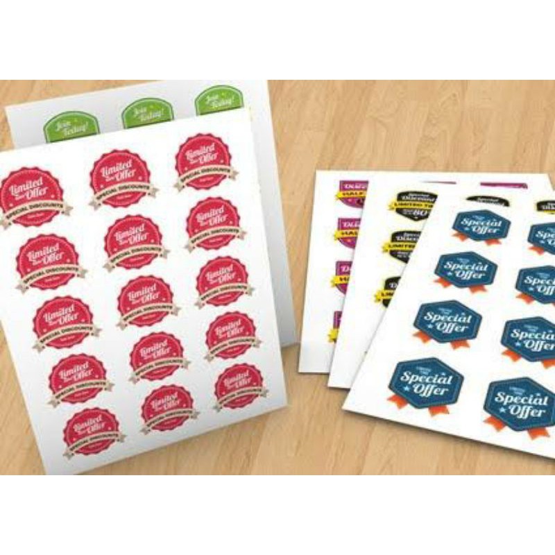 

Print Stiker Vinyl A3+ Kisscut