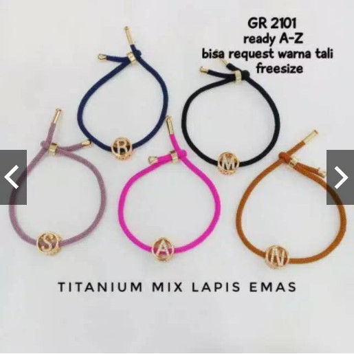 Fifi FAshion Gelang Fashion Wanita Model Tali serut Import