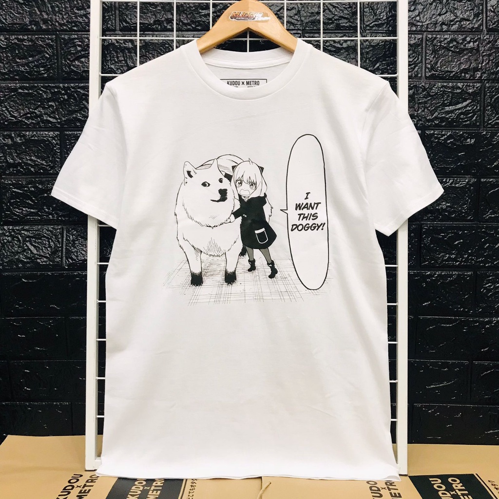 Tshirt Anya Doge Meme Spy x Family Anime Manga Karakter Premium Unisex