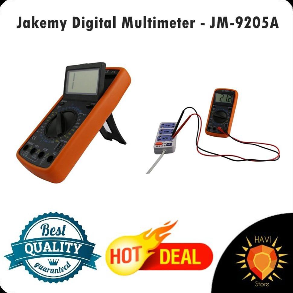 E0908 Alat Pengukur Arus Listrik Jakemy Digital Multimeter - Jm-9205A New