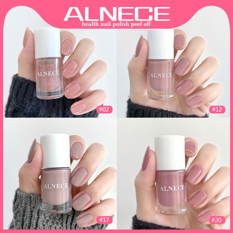 ALNECE 40 warna kutek peel off kutek/HALAL KUTEKS/cat kuku halal muslimah