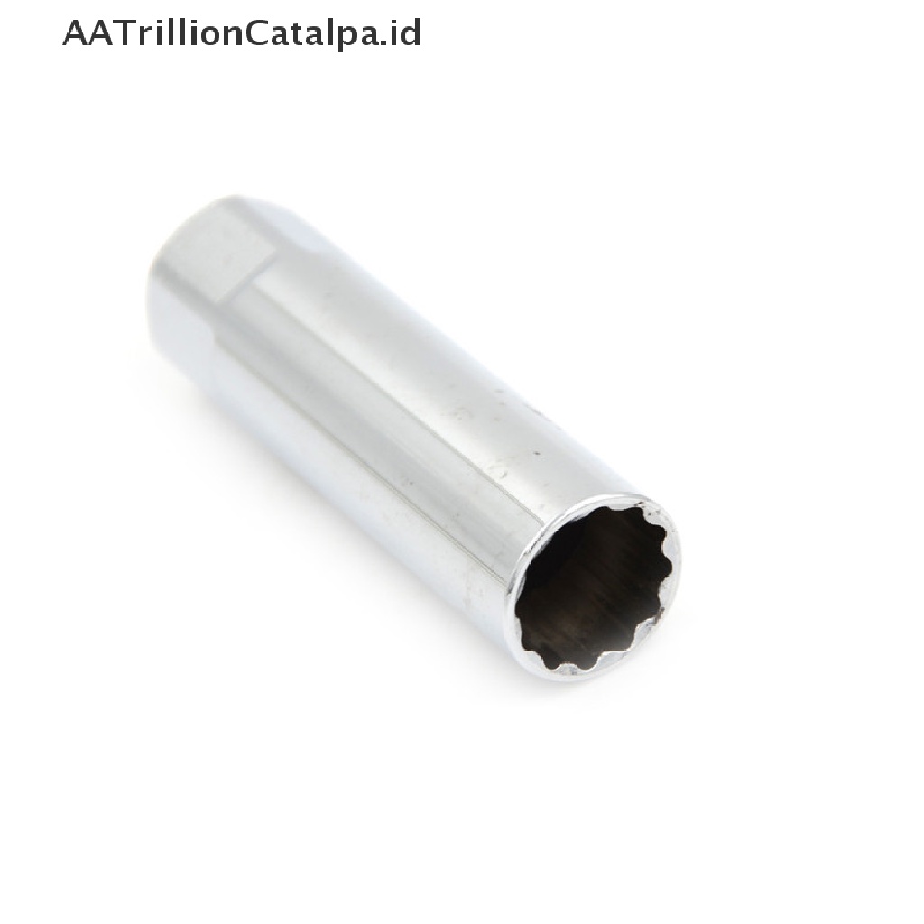 Aa Kunci Pas socket Busi Trillioncatalpa 14mm 12 Titik Bahan Metal