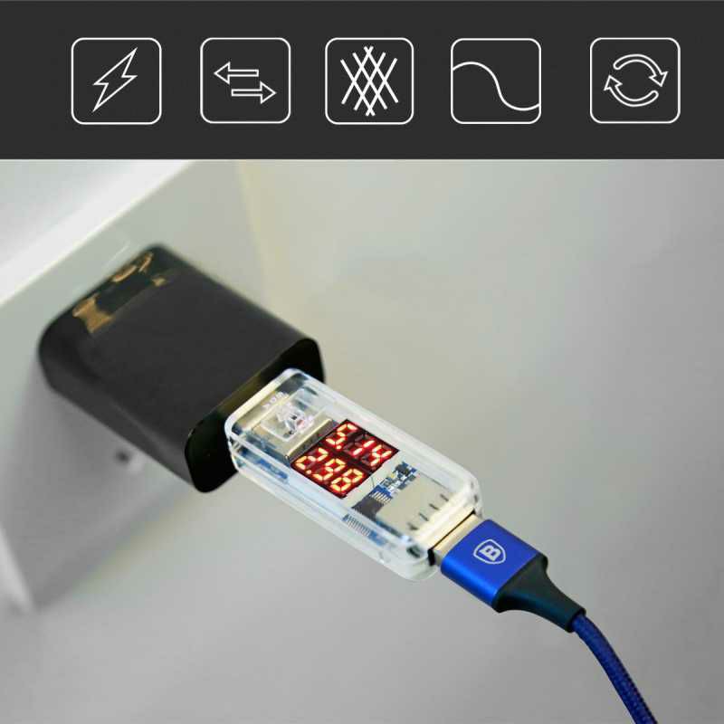 Baseus 3 in 1 Kabel Micro USB + Type C + Lightning 3A 1.2 Meter