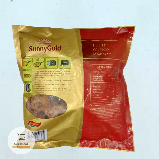 Sunny Gold Tulip Wing 500gram Sayap Ayam