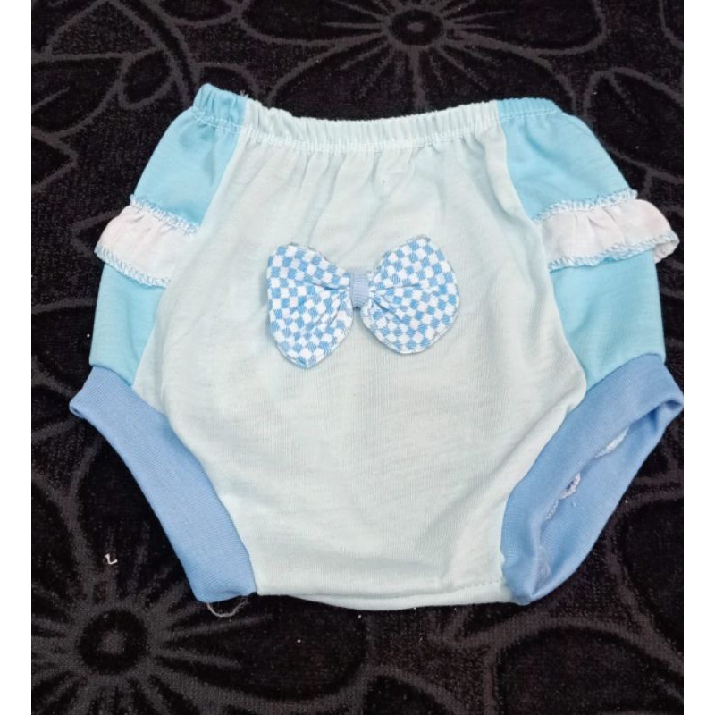 Celana dalam rok bayi perempuan 0-12 Bln Pita Berenda Princess isi 6 pcs Lucu  Celana Segitiga Bayi