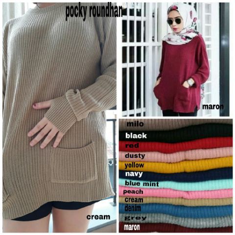 POCKY RH BLOUSE / TERPOPULER TERLARIS TERMURAH