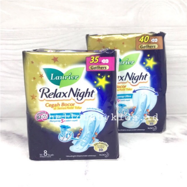 Laurier Relax Night with Gathers 40 cm / 35 cm