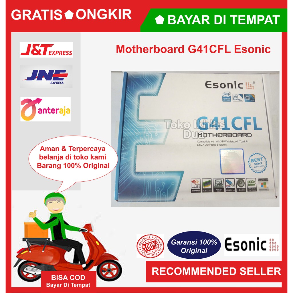 Mainboard Esonic G41CFL DDR3 socket 775 support C2Quad LGA 775/Motherboard G41CFL Esonic/Motherboard