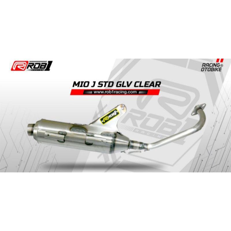 Knalpot Standart Racing Rob1 Original RCB1 Ori Mio J Injeksi Galvanis Original Racing Jogja