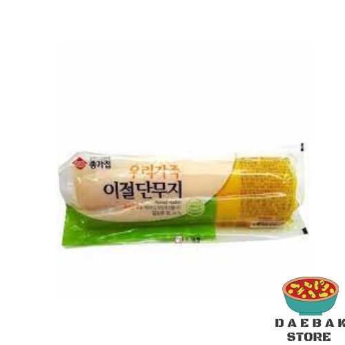 

Jonggajib Yellow Pickled Radish 350g - Cut Danmuji Asinan Lobak Made In Korea