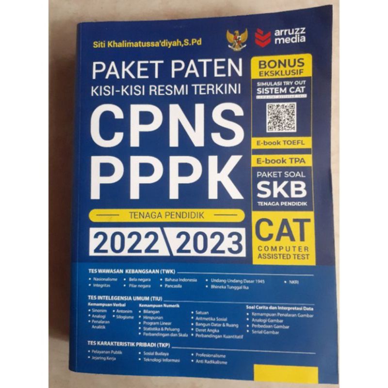 

PAKET PATEN KISI-KISI RESMI TERKINI CPNS PPPK TENAGA PENDIDIK 2022/2023