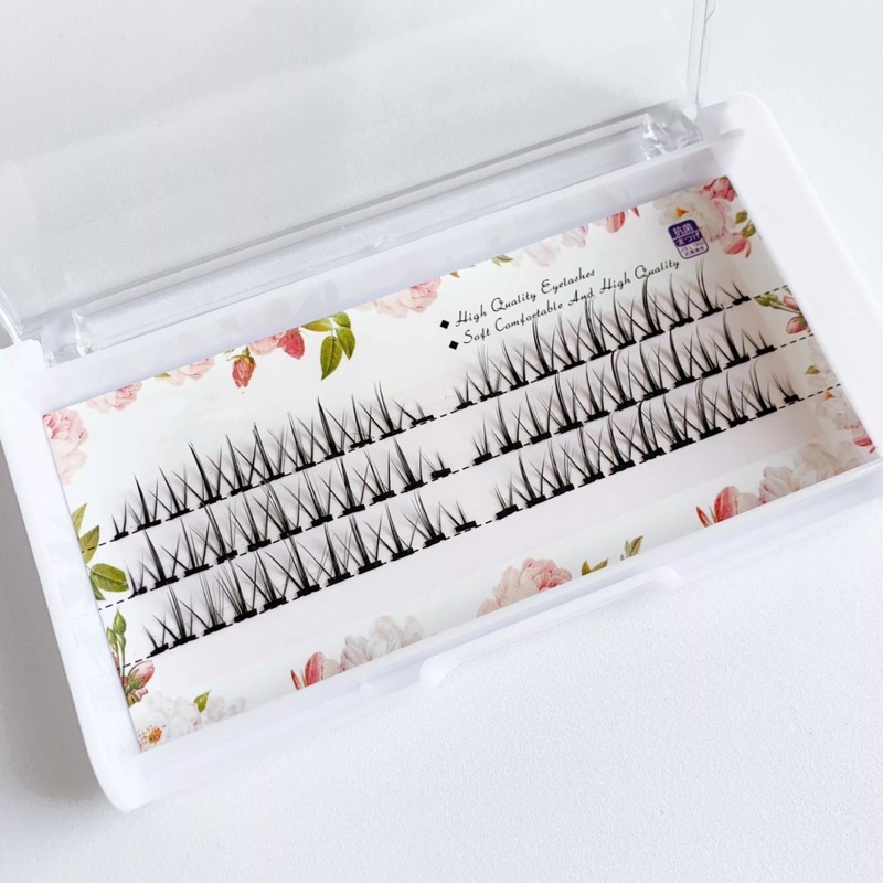 F39 - FAIRY LASHES DOUYIN New Japanese Cos Single Cluster Individual Eyelashes Natural False Eyelashes Curling Little Devil Segmented Grafted Lashes