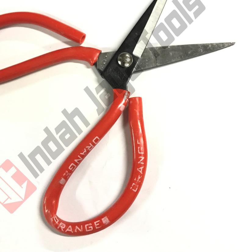 

Termurah!! KODE-491 ORANGE Gunting Kodok 8 Inch - Gunting Bahan Kain Tailor Scissors