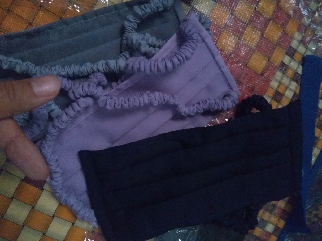 Masker Kain 2ply Bisa Isi Tisu Karet Hijabloop
