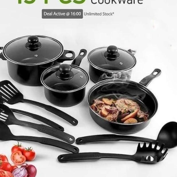 Terbaru Cookware Set / Alat Masak 1 Set 13 Pcs / Panci Masak Set / 13 Pcs / Panci Serbaguna Lengkap 