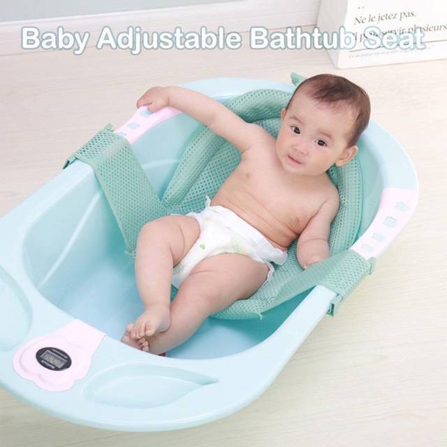 ORI Baby Bath Helper Premium Jaring Alas Duduk Bak Mandi Bayi Baby Bath Bed Bath Alas Jaring bak mandi bayi anti slip anti tenggelam / baby bath helper jaring mandi bayi Jaring bak mandi bayi anti slip anti tenggelam / baby bath helper jaring mandi bayi