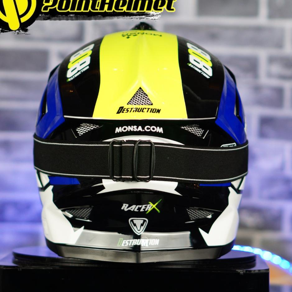 Jangan Ketinggalan order..  HELM CROSS MOTOR TRAIL JPN MONSA MOTIF ORIGINAL SNI