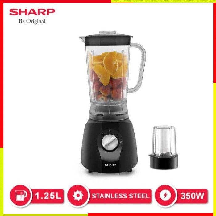 BLENDER SHARP EM121BK BLENDER BLANDER DAGING BUMBU BELENDER JUICER JUSER PLASTIK KACA MINI KECIL SER