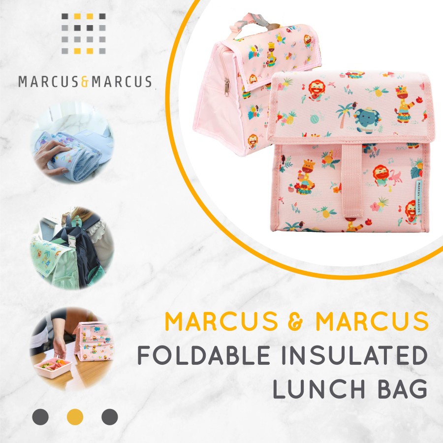 Marcus&amp;Marcus Bento Box - Lunch Box Kotak Bekel Anak Anti Tumpah Microwave Safe - Marcus &amp; Marcus