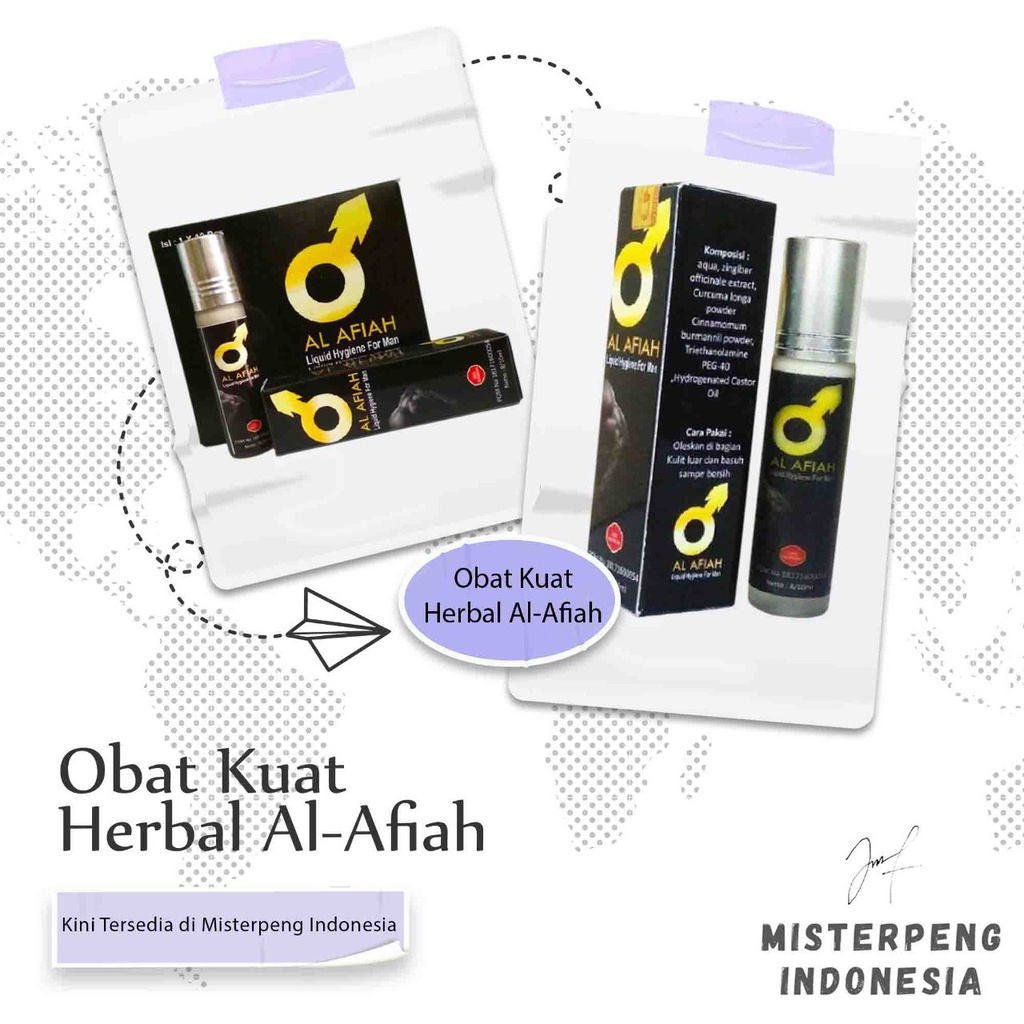 Minyak Oles Hajar AL AFIAH For Man Kuat Tahan Lama Anti Ejakulasi Dini Khusus Dewasa Obat Kuat Stami