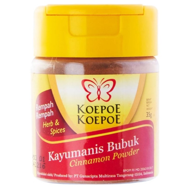 

Koepoe koepoe rempah rempah kayu manis bubuk 35gr