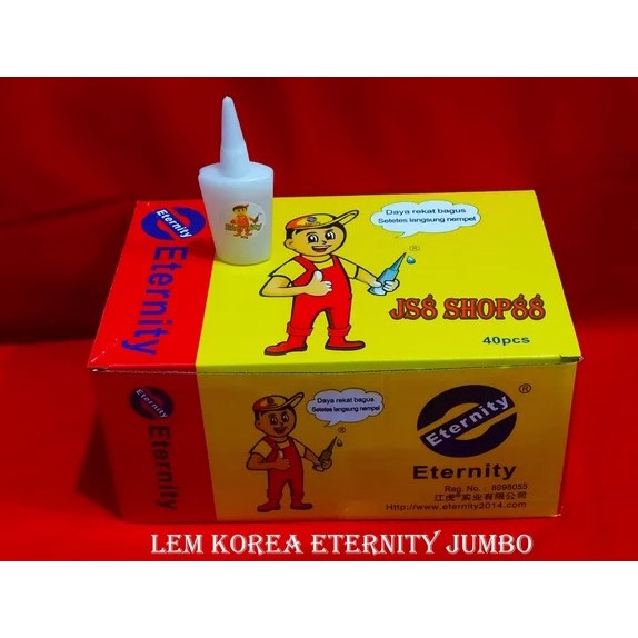 LEM KOREA ETERNITY JUMBO / LEM SETAN / LEM SERBAGUNA / LEM TETES CAIR / LEM POWER GLUE / LEM ALTECO
