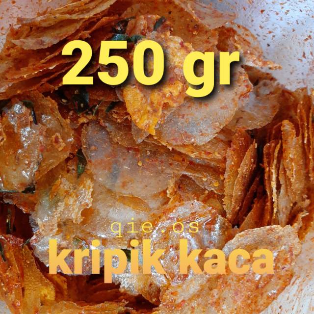 

Kripik kaca kripca xtra pedas 250 gr