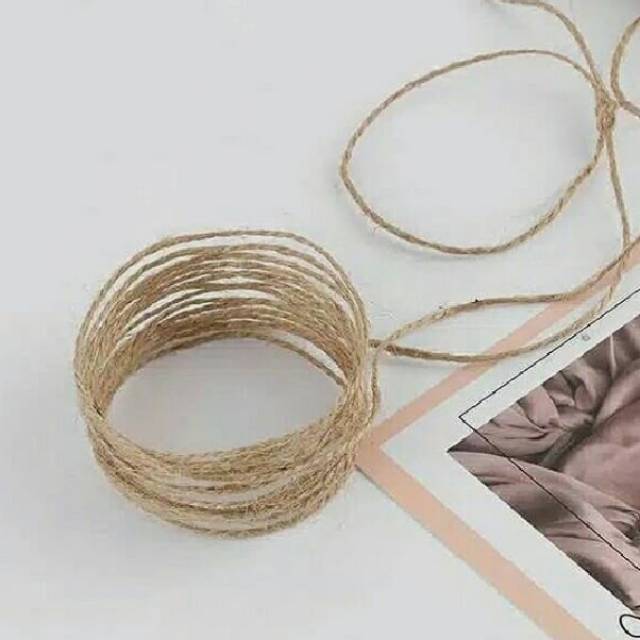 

TALI RAMI/GONI 3ply 1meter pelengkap hias pajangan foto