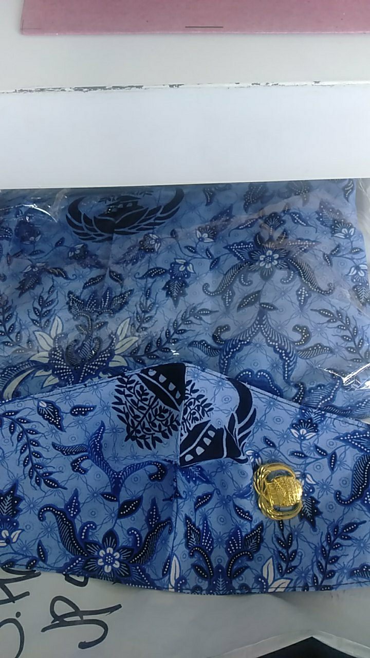 Seragam Batik Korpri Jumbo Bahan Katun Lapis Puring