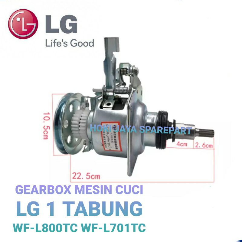 Gearbox mesin cuci LG WF-L800TC WF-L701TC