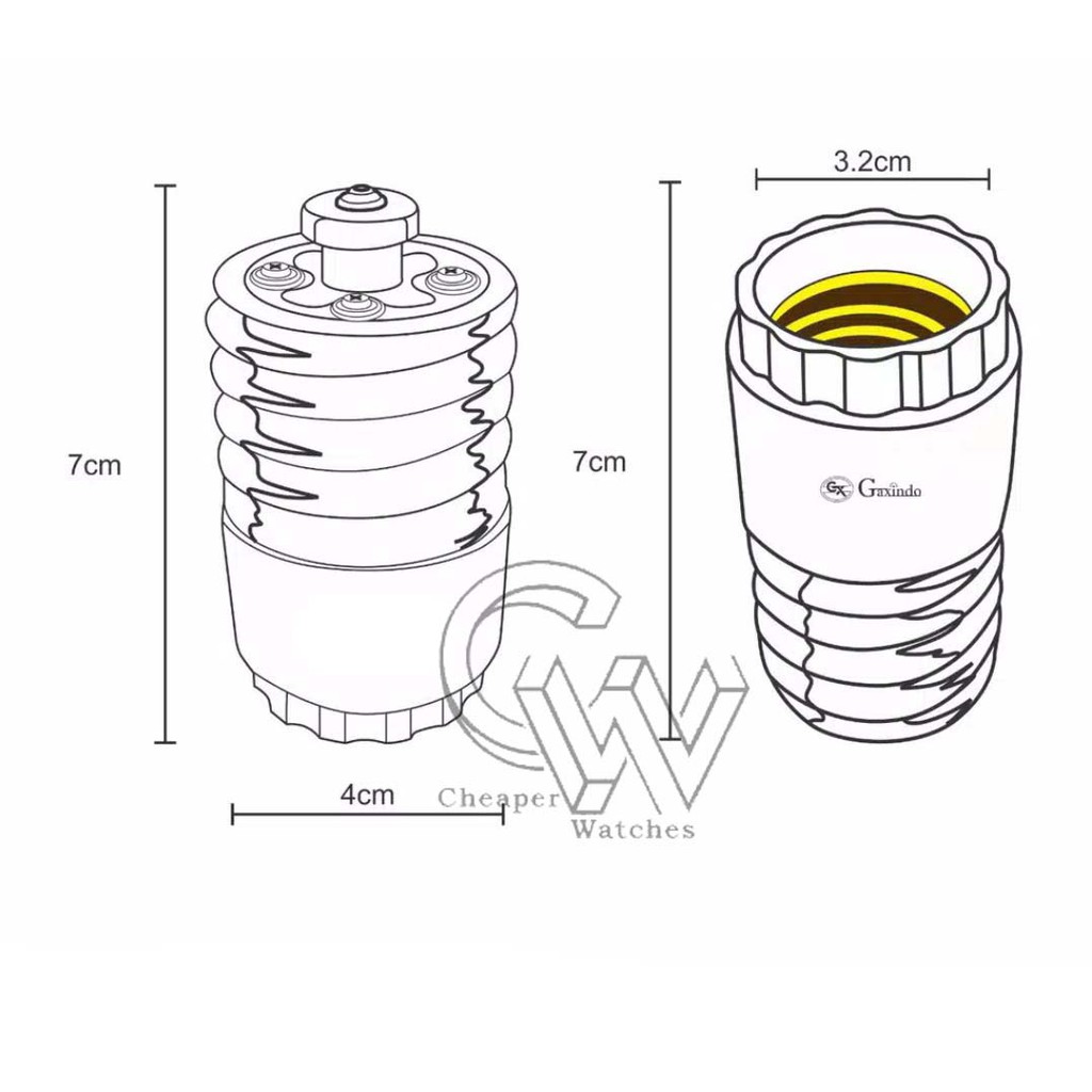 Cheaper-Fitting Lampu E40 ke E27 Converter Adapter Penyambung Berkualitas Termurah