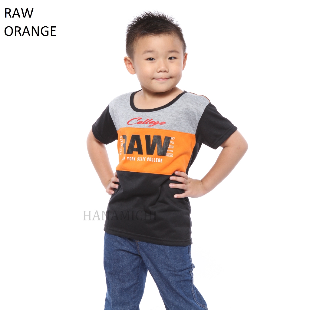 Hanamichi RAW Kaos Anak Lengan Pendek