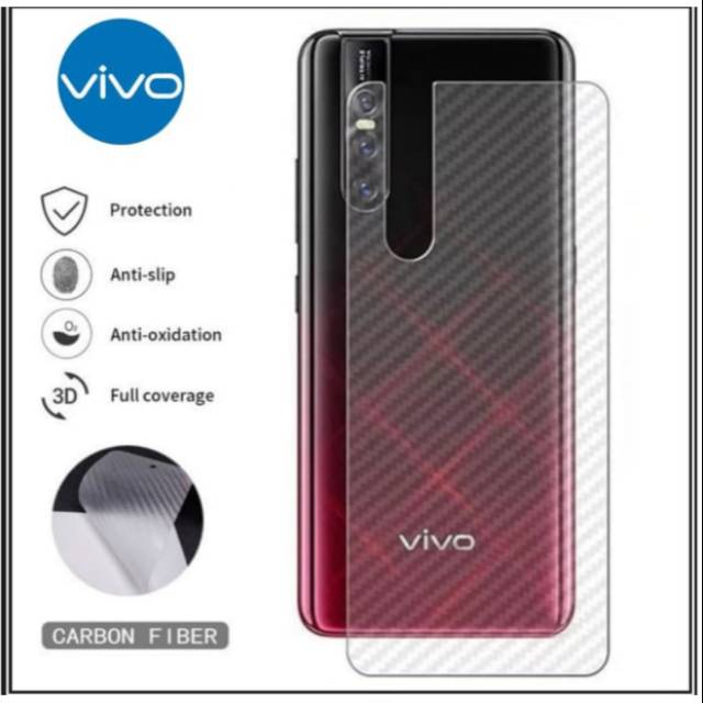 Garskin Carbon Vivo V15 Pro - Skin Carbon Vivo V15 Pro SC