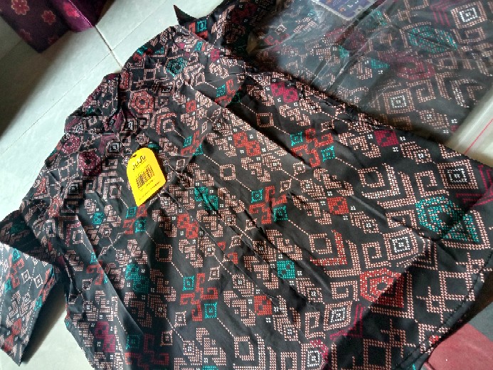 Babedo Kemeja Batik Pria Slim Fit Lengan Pendek Matt Cotton Stretch Premium Batik Seragam