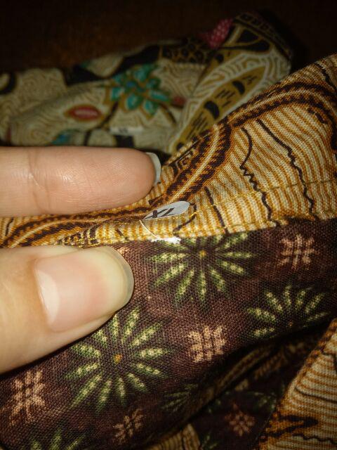 Asifa Batik Hrb026 Kenongo Kemeja Tosca Pendek Pekalongan Padi M L Xl Sogan Tulis Halus Kemeja Batik