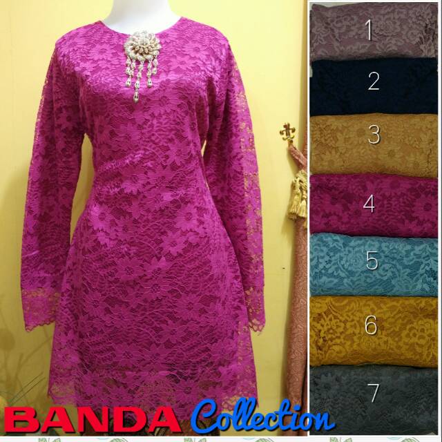 Ukuran JUMBO Baju KURUNG / KEBAYA Tunik BANDA BigSize