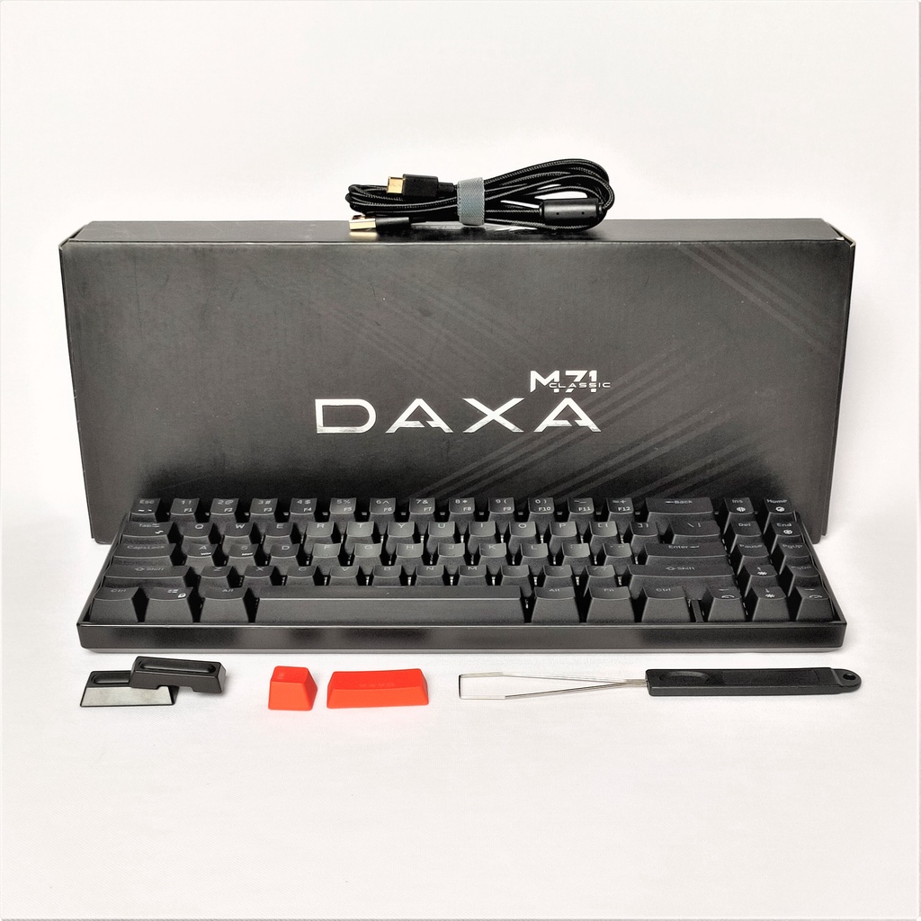 Rexus Daxa M71 Classic Gaming Keyboard RGB DX-M71C (Hitam)