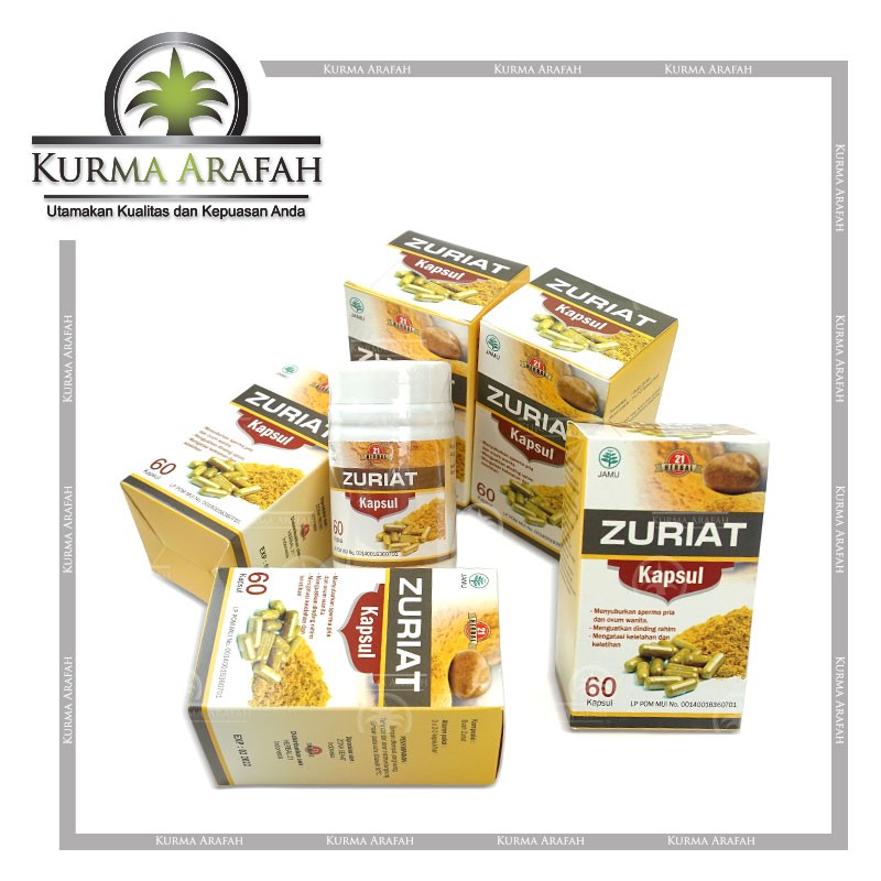 Zuriat Kapsul 21 Original 60 Biji PROMIL Arab