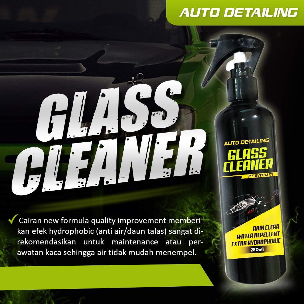 Glass Cleaner Rain Drop Pelapis Kaca Pelindung Kaca Mobil Anti Jamur - Glass Guard Efek Daun Talas