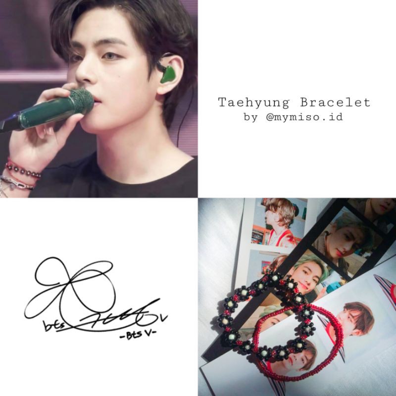 Taehyung Daisy Bracelet || Gelang V BTS by mymiso || Gelang Taehyung konser ON:E || V Daisy Bracelet
