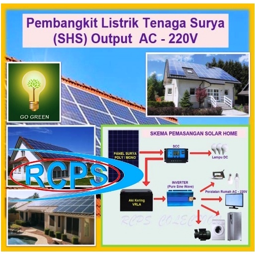 Solar Panel Pembangkit Listrik Tenaga Surya 500watt