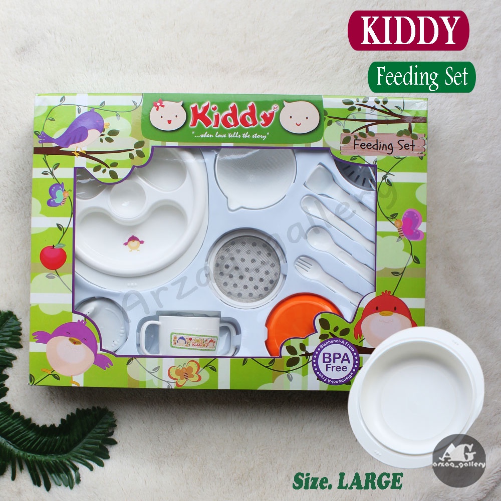 KIDDY SET JUMBO  | KADO BAYI | KADO TEMPAT MAKAN | FREE BOUBLE WRAP | PERELENGKAPAN MAKAN BAYI |