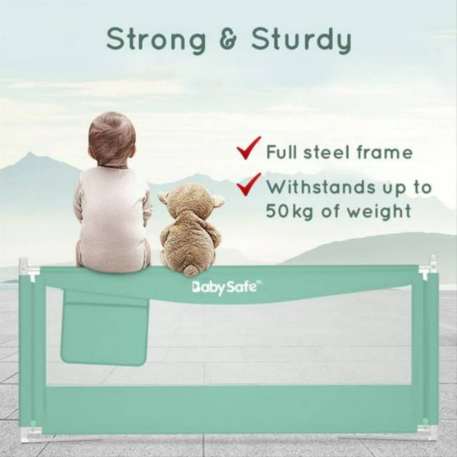 PRELOVED BABY SAFE BABYSAFETY BEDRAIL - 1,5m (NO NEGO)