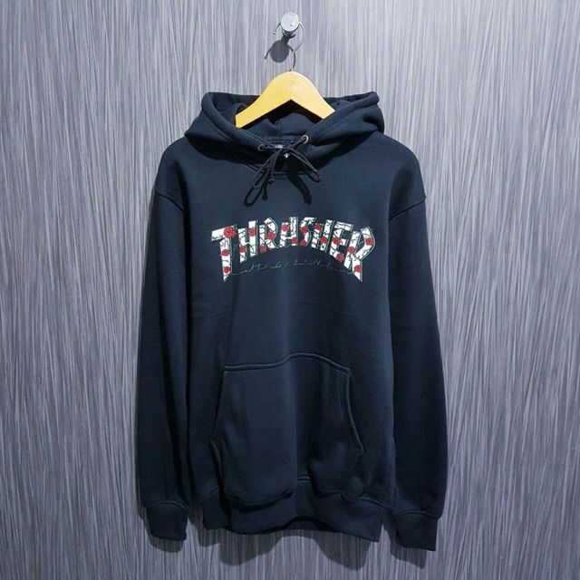 HOODIE THRASHER MAGAZINE BLACK