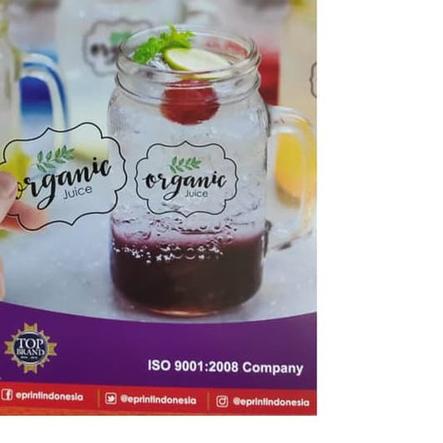 

● e-PRINT TRANSPARENT STICKER 150GSM UKURAN A4 ➻