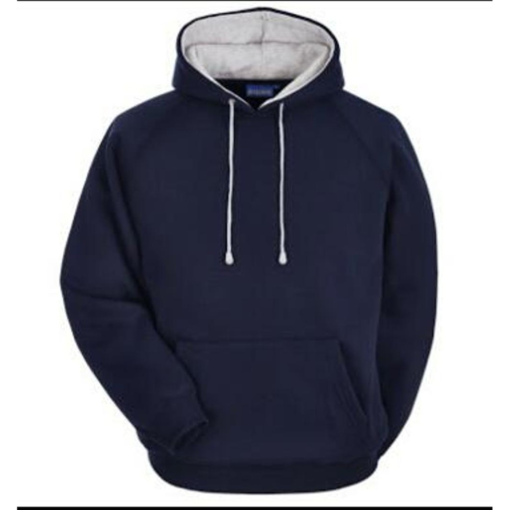 Sweater Hoodie Kombinasi Navy Size S - 5XL