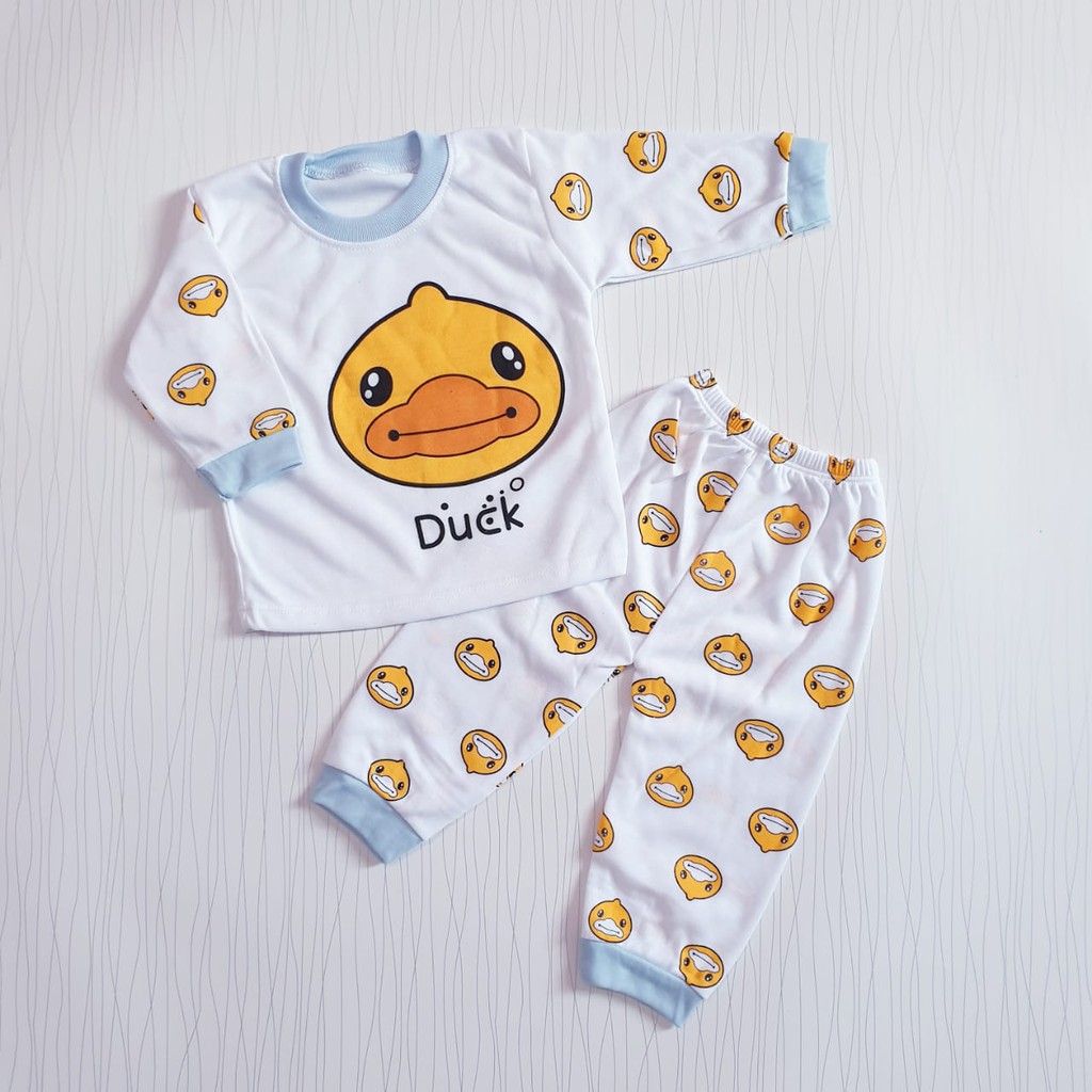 COD Bayar Ditempat Baju Baby Piyama Panjang bayi Ducky/ Baby Alicia