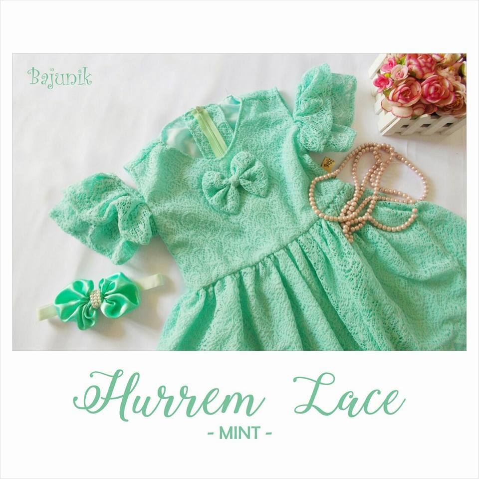 HUREM LACE MINI DRESS ANAK/GAUN ANAK