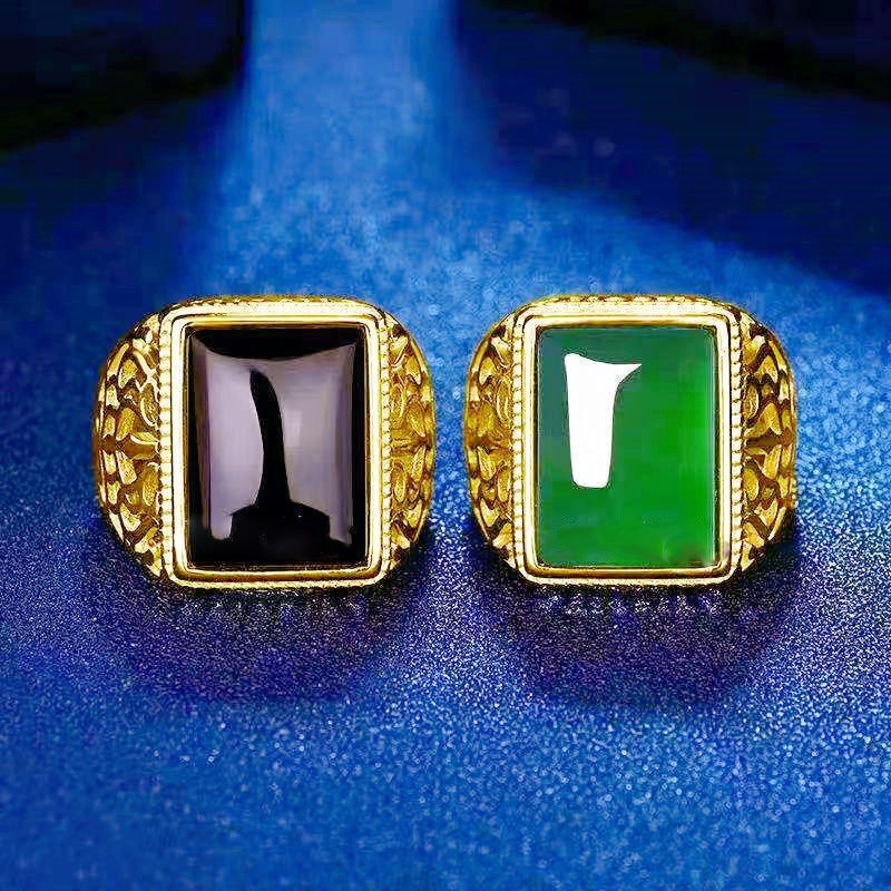 Cincin Emas Imitasi Gaya Eropa Dan Amerika Untuk Pria